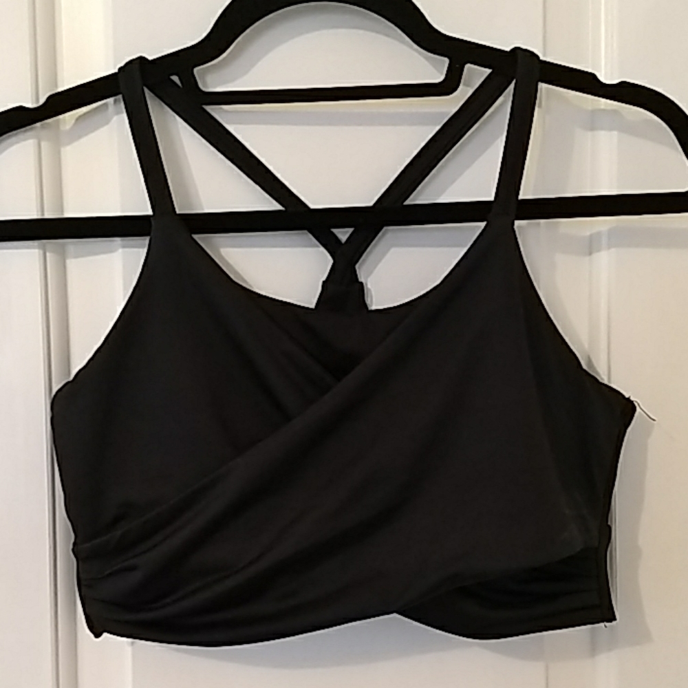 Black sports bra by Kyodan (Small)
